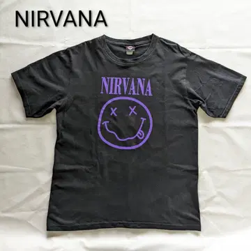 NIRVANA 밴드T 닐바나 너바나 스마일 마크 스마일리