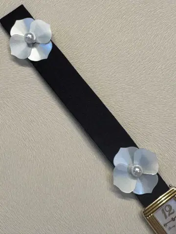 poiray 포 원피스 벨트 꽃