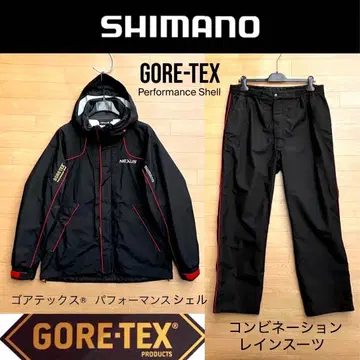 L 새상품급 시마노 GORE-TEX 레인 수트 낚시 수트 고어텍스