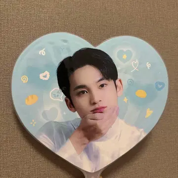 민규 하트형 부채