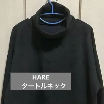 HARE 스웨이드풍 풀오버 블랙