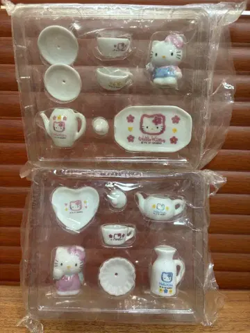 새상품 헬로키티 미니어처 세트 1997 카오하나 레어