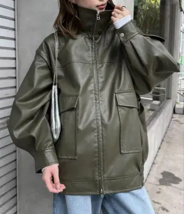 CIAOPANIC TYPY 인조 가죽 2WAY 스탠드 블루종