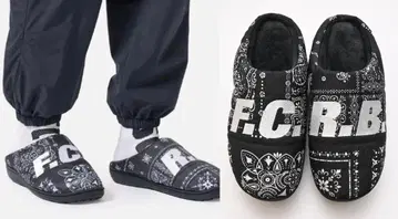 FCRB x SUBU SANDALS 반다나 패턴 윈터 샌들