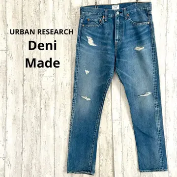 어반 리서치 DeniMade 데미지 데님 팬츠 [ L ] 청바지 G