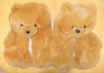 곰 테디베어 슬리퍼 룸슈즈