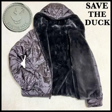새상품급 SAVE THE DUCK 다운 자켓 리버서블 에코 퍼