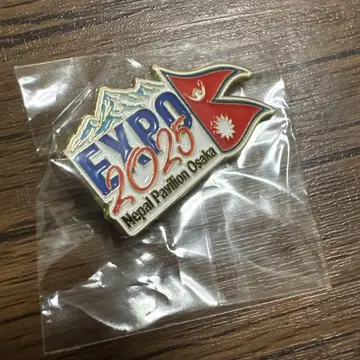 EXPO 2025 네팔 파빌리온 핀 배지