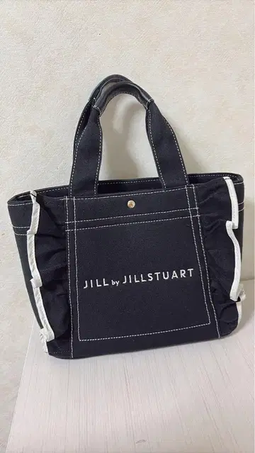 JILL by JILLSTUART 프릴 토트백 블랙(스몰)