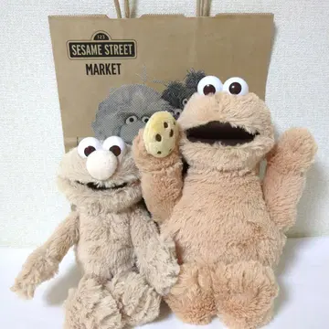 세서미 스트릿 마켓 한정판 봉제 인형 완판 쿠키 몬스터 & 엘모