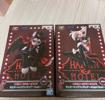 Hazbin Hotel 허스크 & 엔젤 더스트 피규어 2개