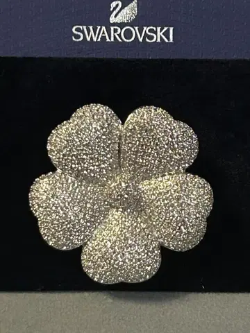 SWAROVSKI Marylou flower 꽃 파베 브로치