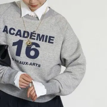 IENA ACADEMIE 맨투맨 로고 맨투맨