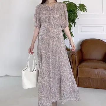 mysty woman 백리본 엠파이어 원피스