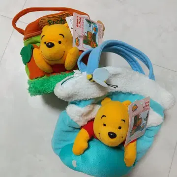 새상품 푸우 씬백 세트