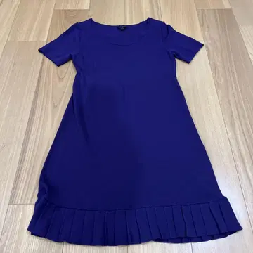 TALBOTS 보라색 반팔 원피스 P