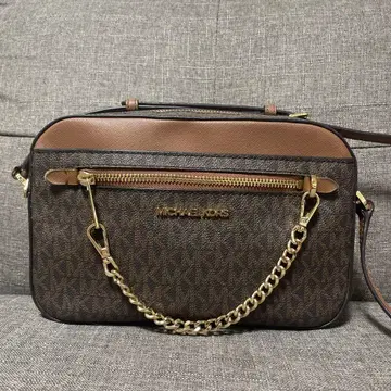 MICHAEL KORS 숄더백 중형 브라운/베이지