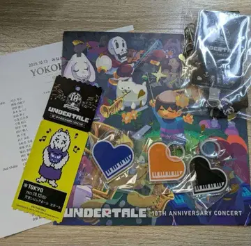 UNDERTALE 10주년 콘서트 SS석 혜택 캡슐 토이 3종