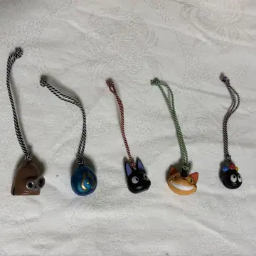지브리 코로스즈 네즈키 키링 스트랩 5종 세트