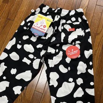 COOKMAN 셰프 팬츠 Chef Pants Cow Black