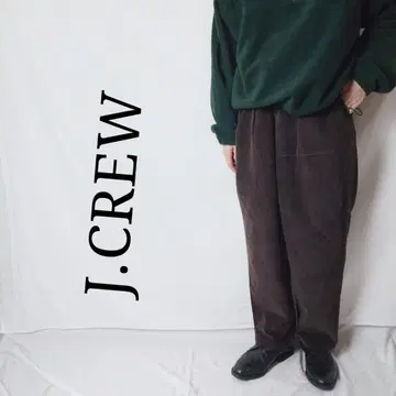 [ 90~00s ] J.CREW 제이크루 코듀로이 팬츠 투 턱 브라운