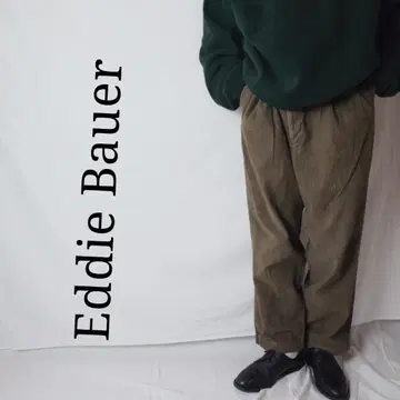 [ 90~00s ] Eddie Bauer 코듀로이 팬츠 투 턱 카키