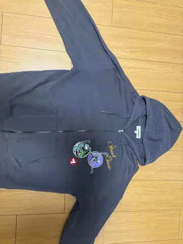 다크 그레이 풀 집업 후드티