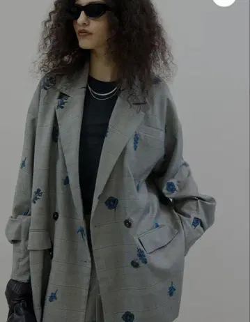 CHECK FLOWER PAPA JACKET AMERI VINTAGE