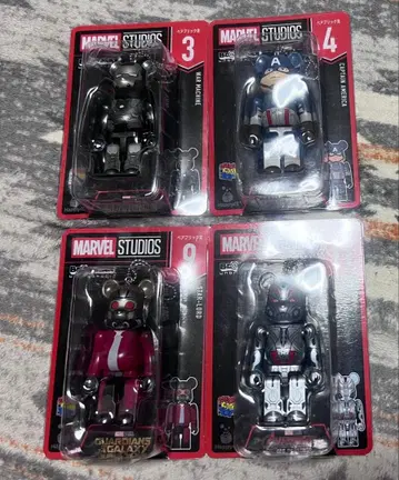 MARVEL 복권 BE@RBRICK 3 4 9 11 캡틴 아메리카 새상품
