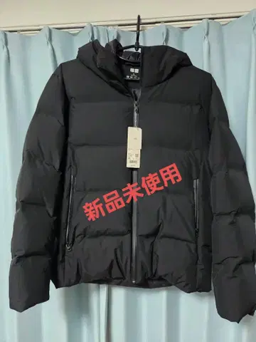 UNIQLO 심리스 다운 파카 XL 블랙 미사용 새상품
