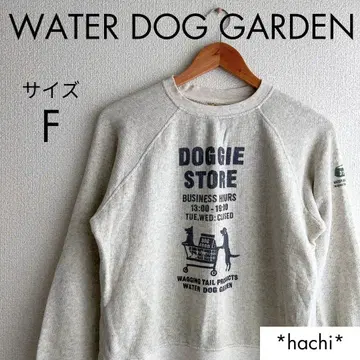 WATER DOG GARDEN 맨투맨 F 멜란지 그레이 긴팔 구제 의류