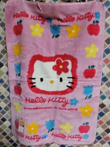 카오하나 키티 담요 무릎 담요 두툼 헤이세이 레트로