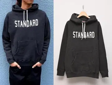 본점 한정판 STANDARD CALIFORNIA 가공 로고 후드 맨투맨