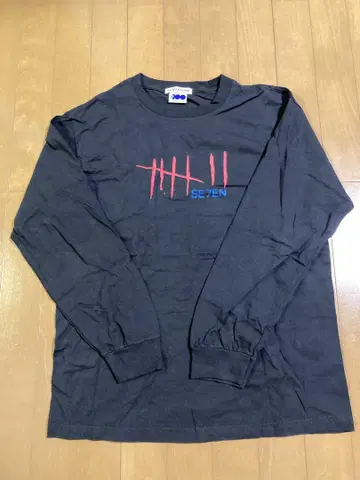 SE7EN 롱 슬리브 T셔츠 M 블랙