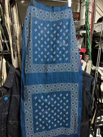 반다나 3개 다크 블루 기하학 패턴