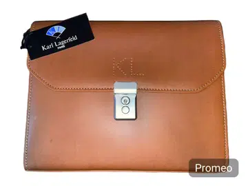 칼 라거펠트 브라운 클러치백