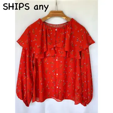 SHIPS any 꽃무늬 긴팔 블라우스