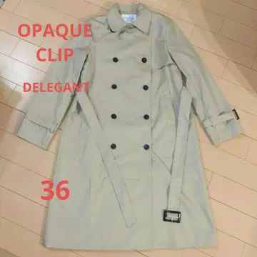 OPAQUE.CLIP DELEGANT 트렌치코트 사이즈 36 베이지