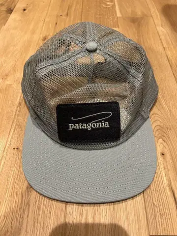 patagonia 메쉬 트래커 캡 그레이 모스그린