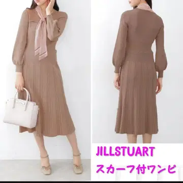 새상품급 JILLSTUART 니트 원피스 긴팔 원피스 질스튜어트