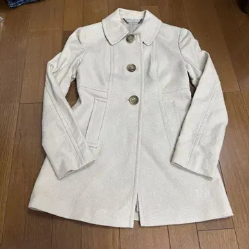 마이클코어스 베이지 코튼 자켓 롱