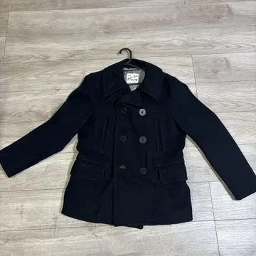 Global Work 블랙 피 코트 S