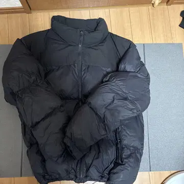 블랙 다운 자켓