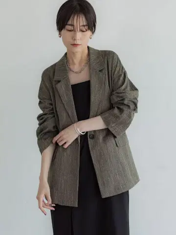 crewre 해링본 자켓