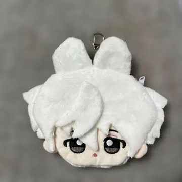 [베이비] 블루 록 봉제 인형 키링 포함 지갑