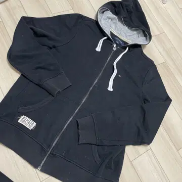 TOMMY HILFIGER 풀 집업 후드티 M 블랙