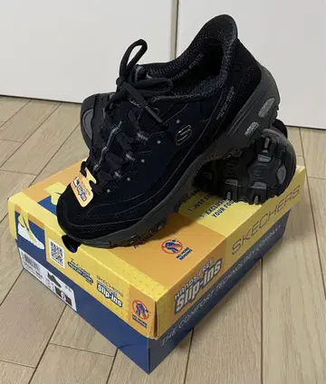 스케쳐스 슬립인 핸즈프리 딜라이트 올 블랙 23cm