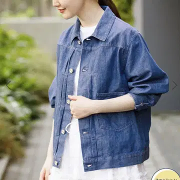 이에나 라부르클 데님 블루종