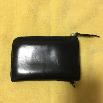face -Bridle Leather- L자형 지퍼 접이식 지갑