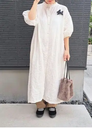 핸드메이드 작가님 린넨 원피스